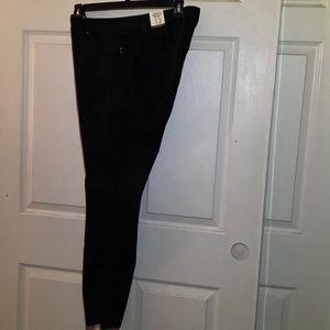 *Brand New* Royalty For Me Black Pant Slim Fit Skinny Size 12 Front Faux Pockets